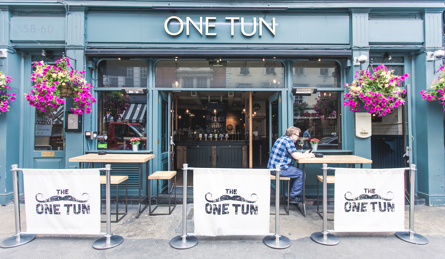 One Tun Young's pub and restaurant near Oxford Street, West End